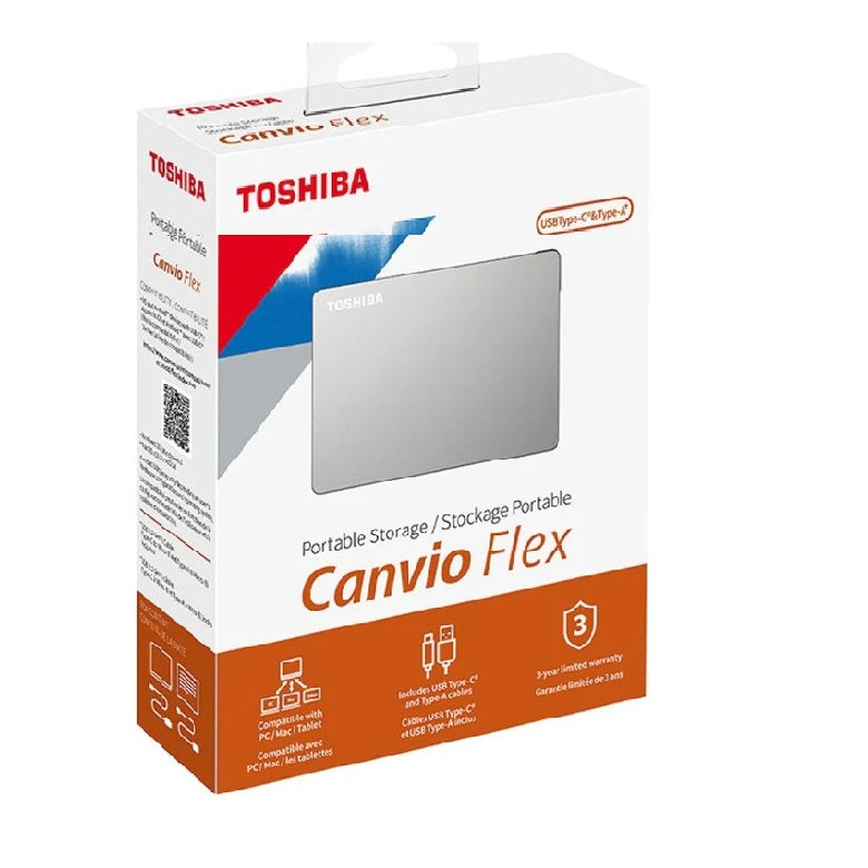 TOSHIBA HDTX140XSCCA CANVIO FLEX SSD Disco Sólido Externo 4TB SATA 2.5"