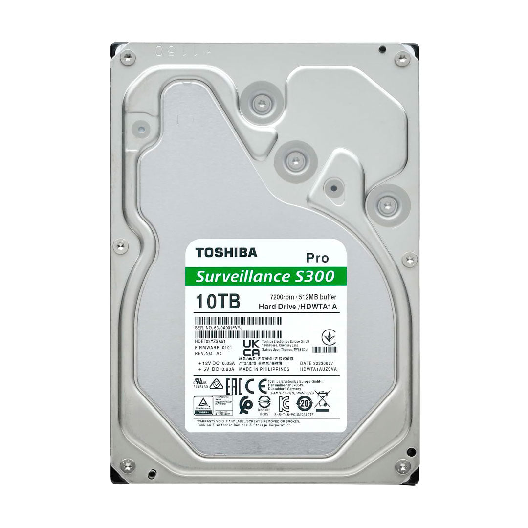 TOSHIBA HDWTA1AUZSVAR Disco Duro S300 Pro 10TB 7200RPM 3.5"