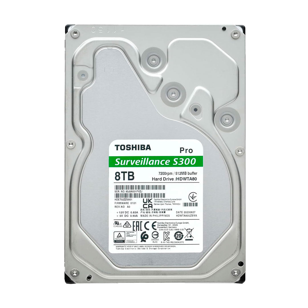 TOSHIBA HDWTA80UZSVAR Disco Duro S300 PRO 8TB 7200RPM 3.5"