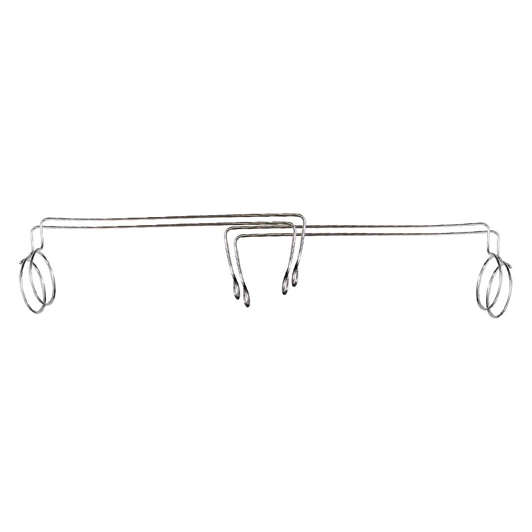 HAGROY HG-147 Aro Doble Intermedio con Tuerca de 3/16 para Cerco Eléctrico