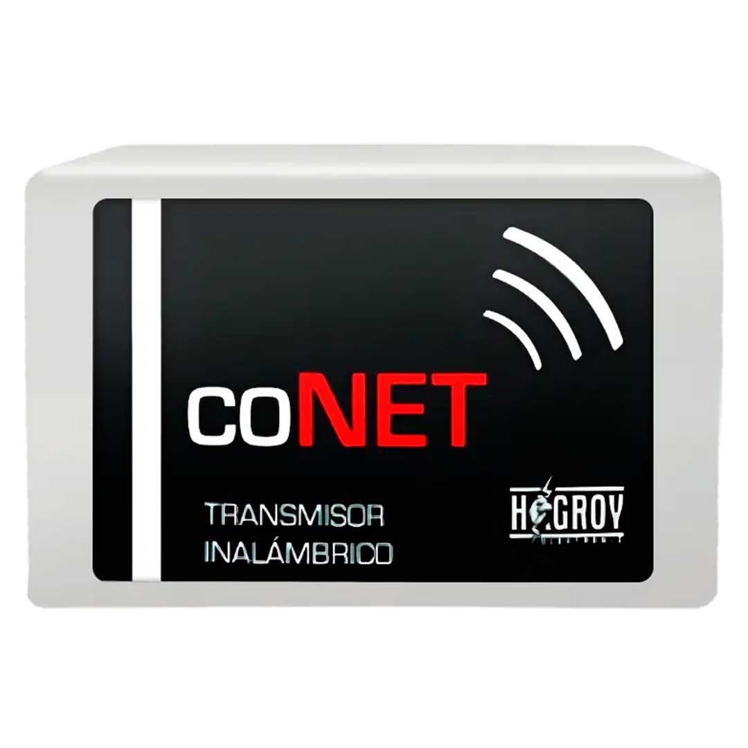 HAGROY HG-CONET Transmisor Inalámbrico 10m. Integra Sensores Cableados a Paneles Inalámbricos Hagroy