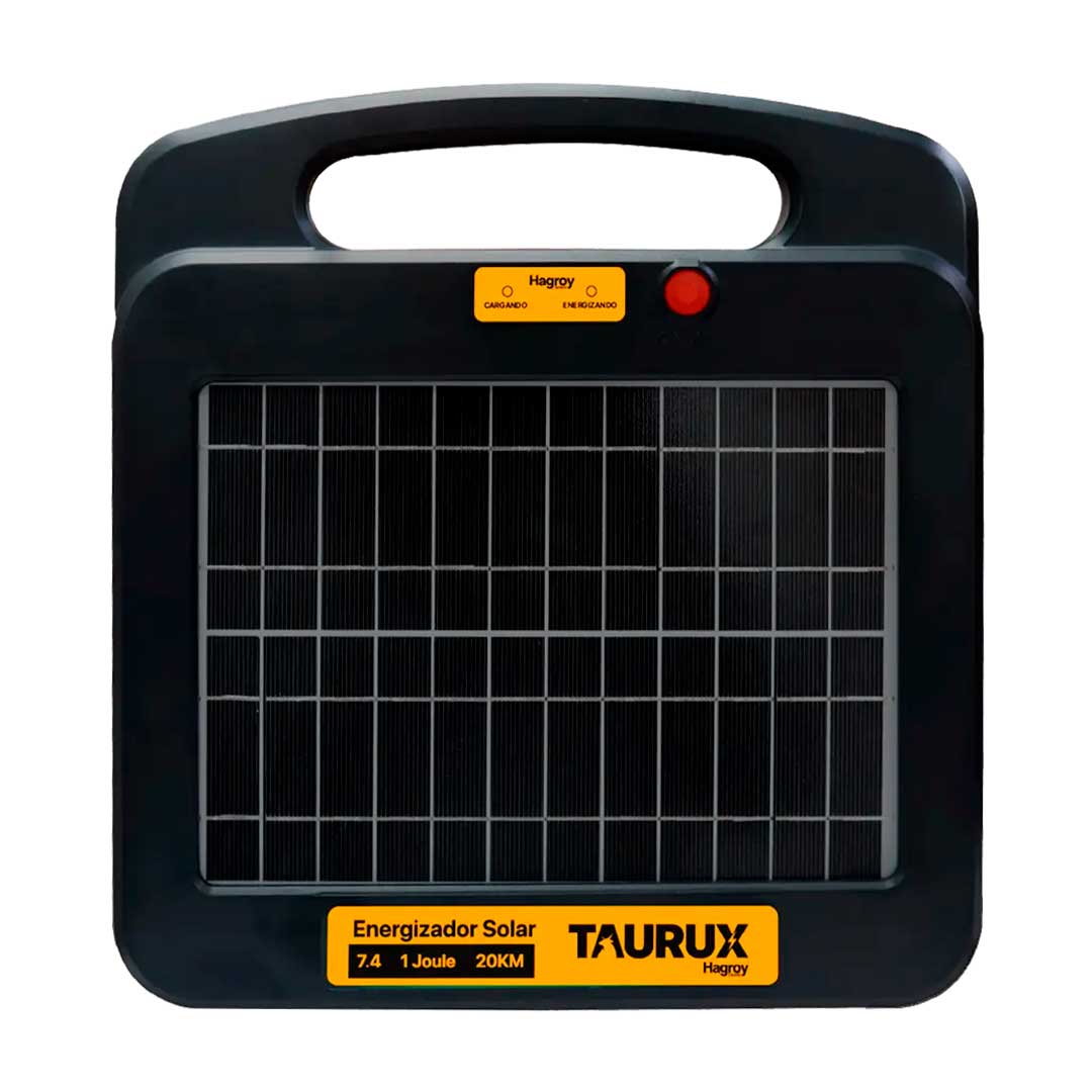 HAGROY HG-TAURUXSOLAR-20K Energizador Ganadero Solar 20Km 1Joules