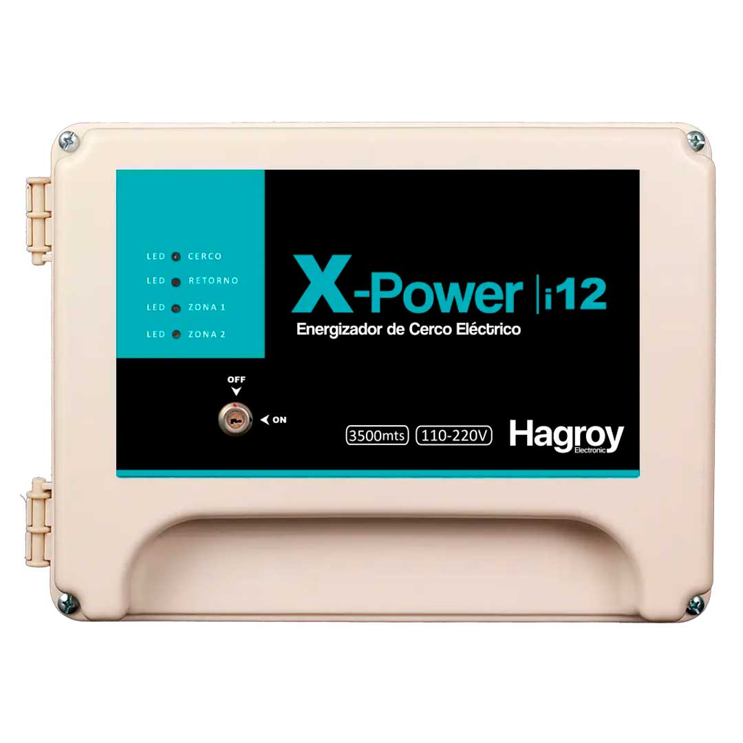 HAGROY HG-XPOWERI12-220 Energizador Residencial 3500m Líneales 1.0Jouls