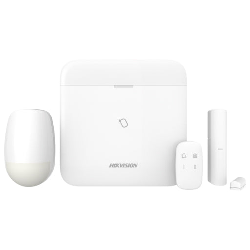 HIKVISION DS-PA201P-KIT-16WB Kit de Alarma Inalámbrico 16 Zonas: Pir Contacto Magnético Pulsador