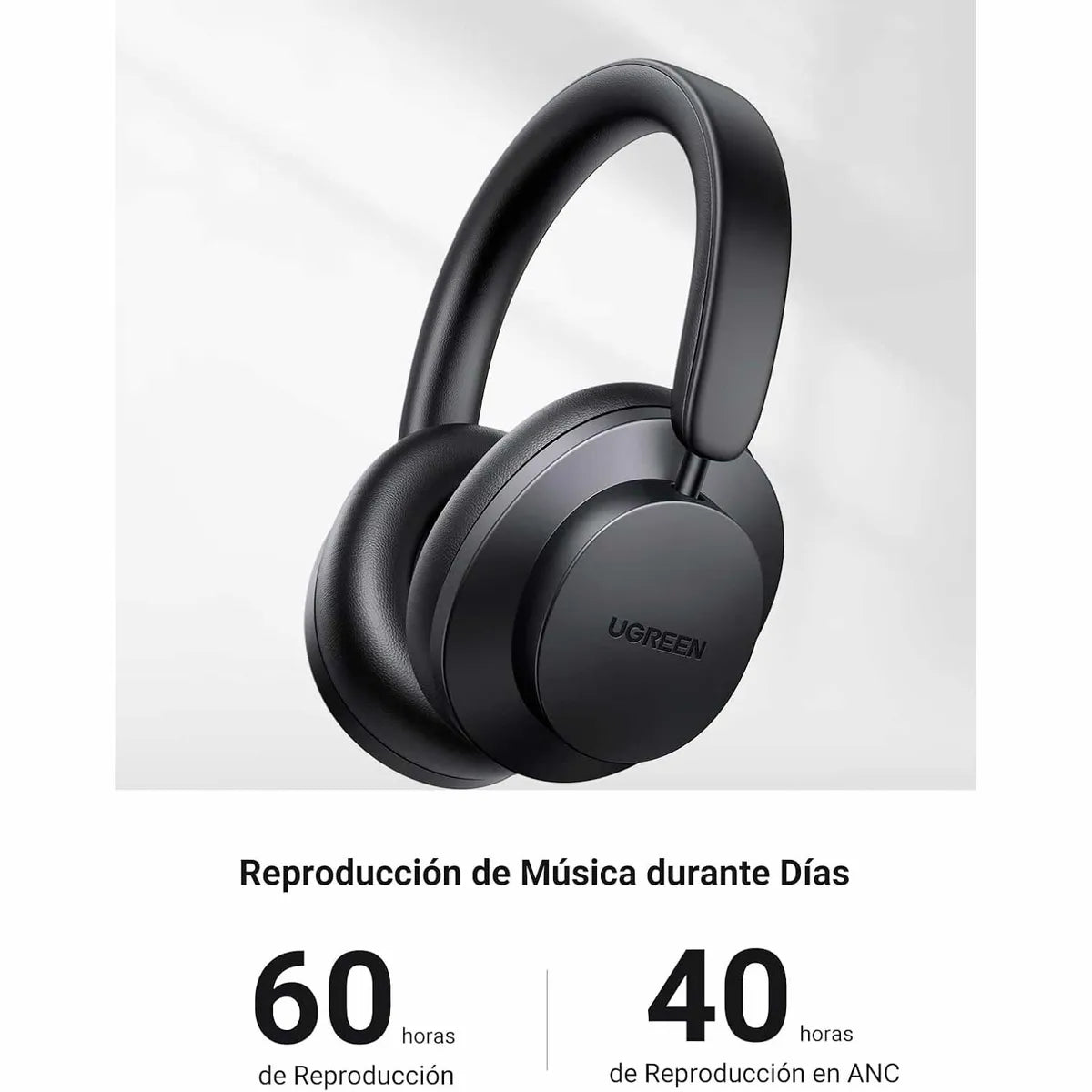 UGREEN HP106 90422 Audifonos Inalambricos HiTune MAX 3 Over Ear Negro