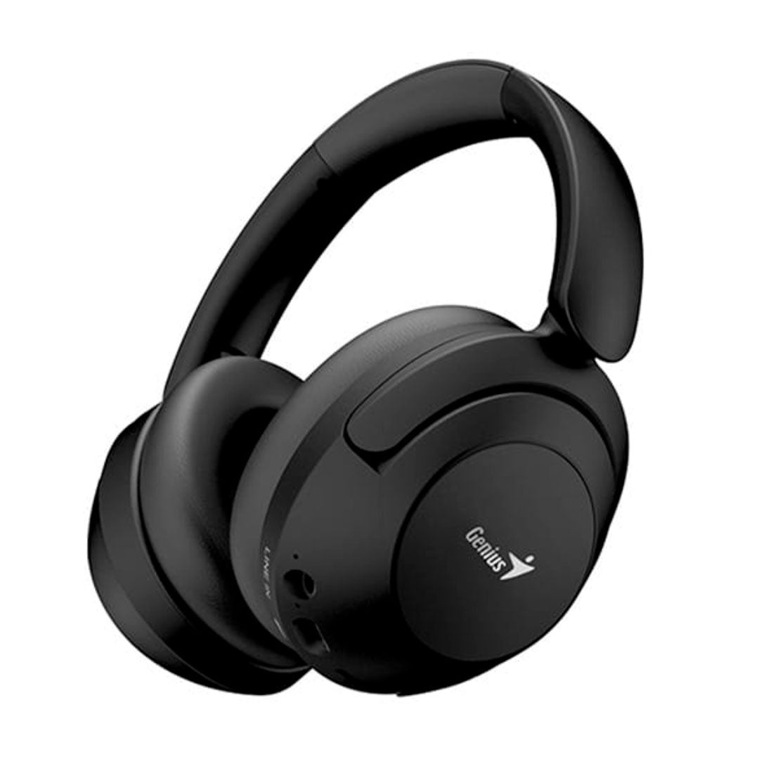 GENIUS HS-810BT Audífono inalámbrico Bluetooth plegable con micrófono, negro 31710029400