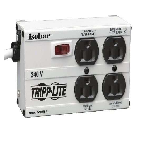 TRIPP LITE IB4-6/220 Supresor de sobretensiones isobara 4-Salidas (4 NEMA 5-15R)