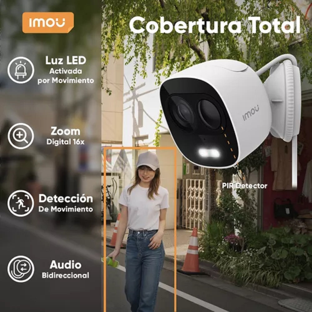 IMOU LOOC Cámara de Seguridad WiFi 2MP 1080P IR 10M IPC-C26E