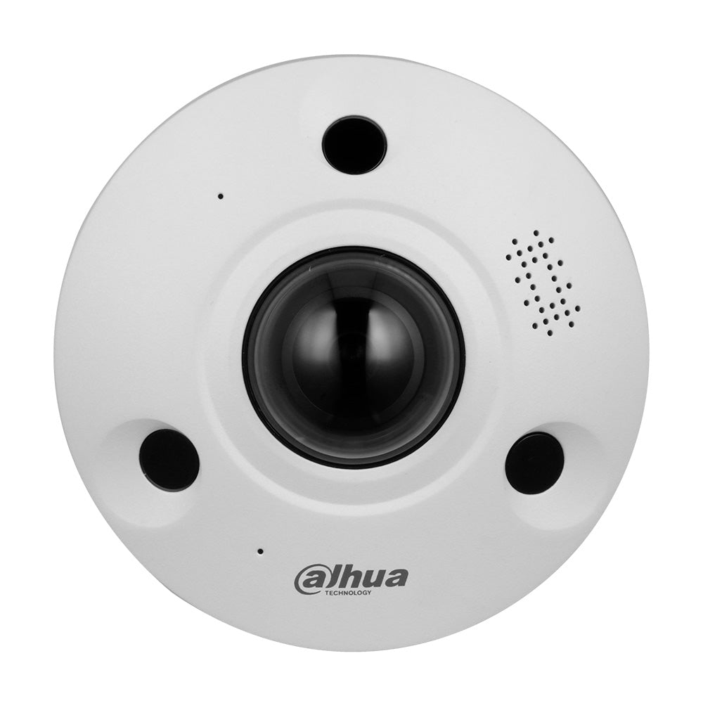 DAHUA DH-IPC-EBW81242-AS-IVC Cámara de Seguridad IP POE Fisheyes Ojo de Pez 4K 12MP 360º Micrófono IR 10m Conteo de Personas WIZMIND