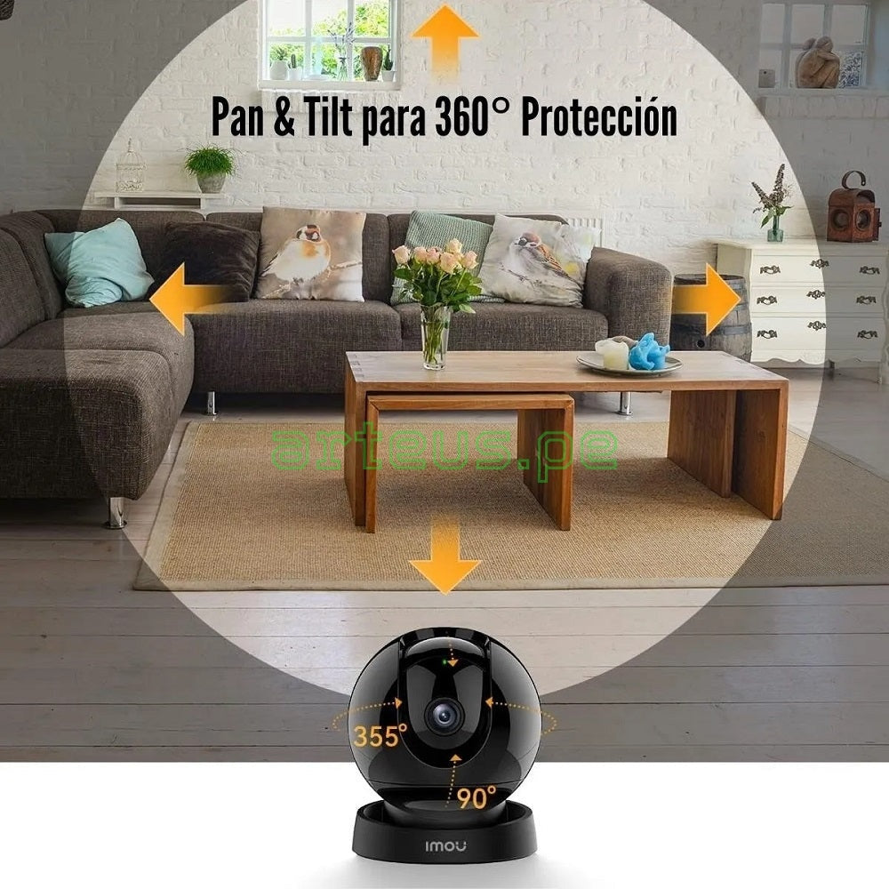 IMOU REX 3D 2K Cámara de Seguridad WiFi 3MP PT 360º IPC-GS2D-3K0W