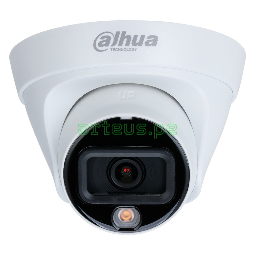 DAHUA IPC-HDW1239T1-LED-S6 Cámara de Seguridad IP POE 2MP Full HD 2.8mm IP67 Led 10m FULL COLOR