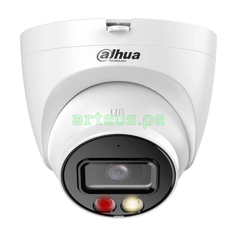 DAHUA IPC-HDW2449T-S-IL Cámara IP POE 4MP 2K 2.8mm WDR IP67 Micrófono IR/Led 30m WIZSENSE