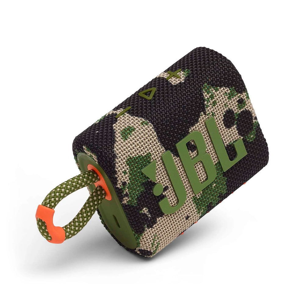 JBL GO 3, Parlante Inalámbrico BT PORTATIL a prueba de agua Camuflaje Militar - JBLGO3SQUADAM