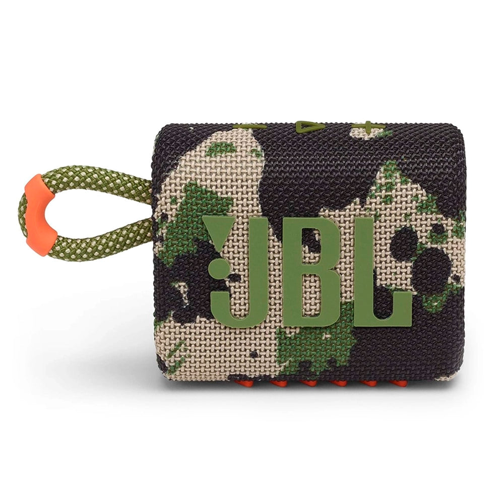 JBL GO 3, Parlante Inalámbrico BT PORTATIL a prueba de agua Camuflaje Militar - JBLGO3SQUADAM