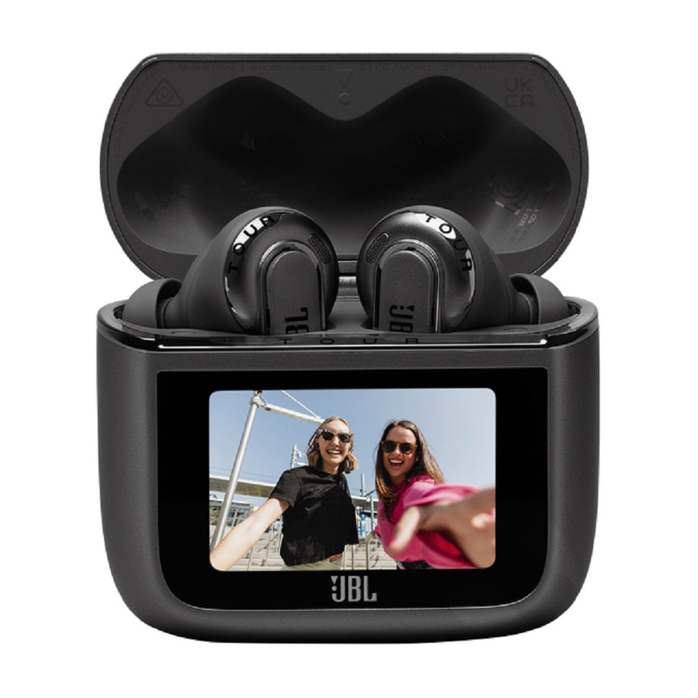 JBL Tour Pro 3 Auriculares de botón true wireless inteligentes con pantalla táctil