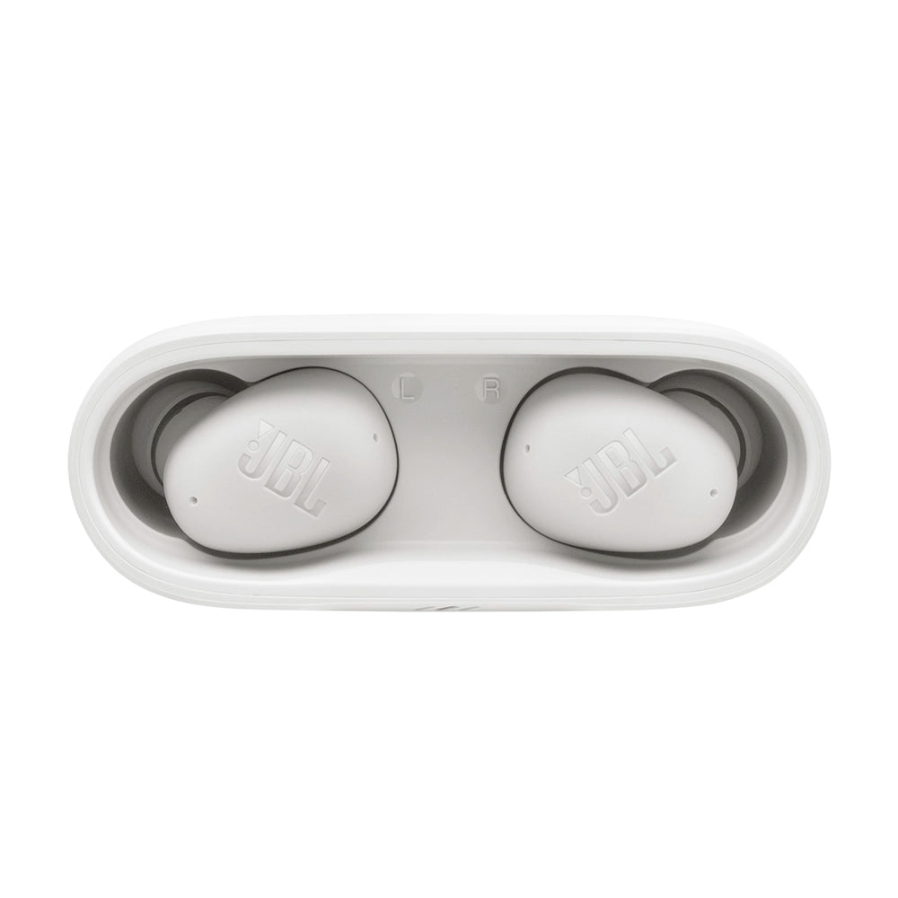 JBL WAVE BUDS, Auricular de Botón Inalámbrico BT Blanco - JBLWBUDSWHT