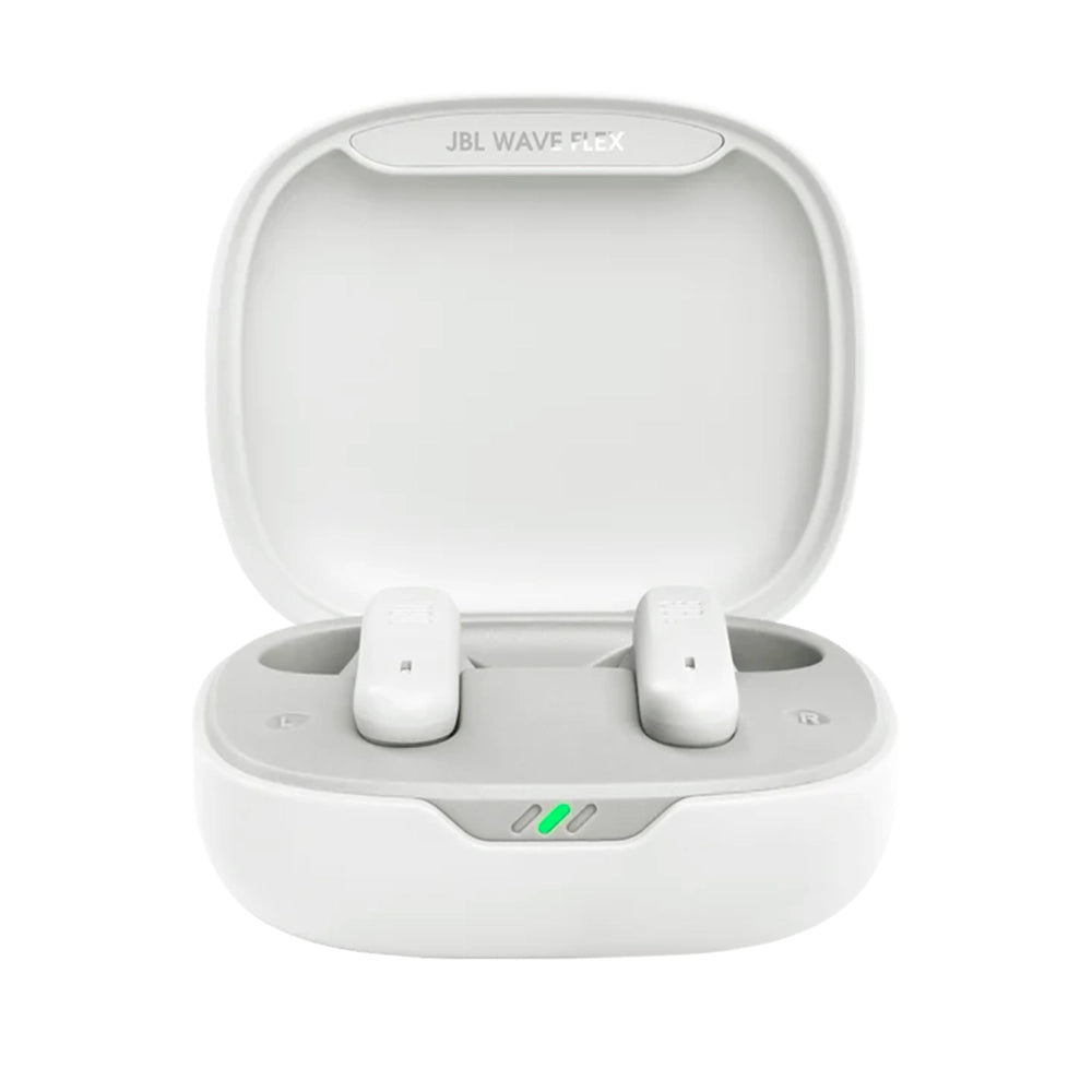 JBL WAVE FLEX, Auricular de Botón Inalámbrico BT Blanco - JBLWFLEXWHT