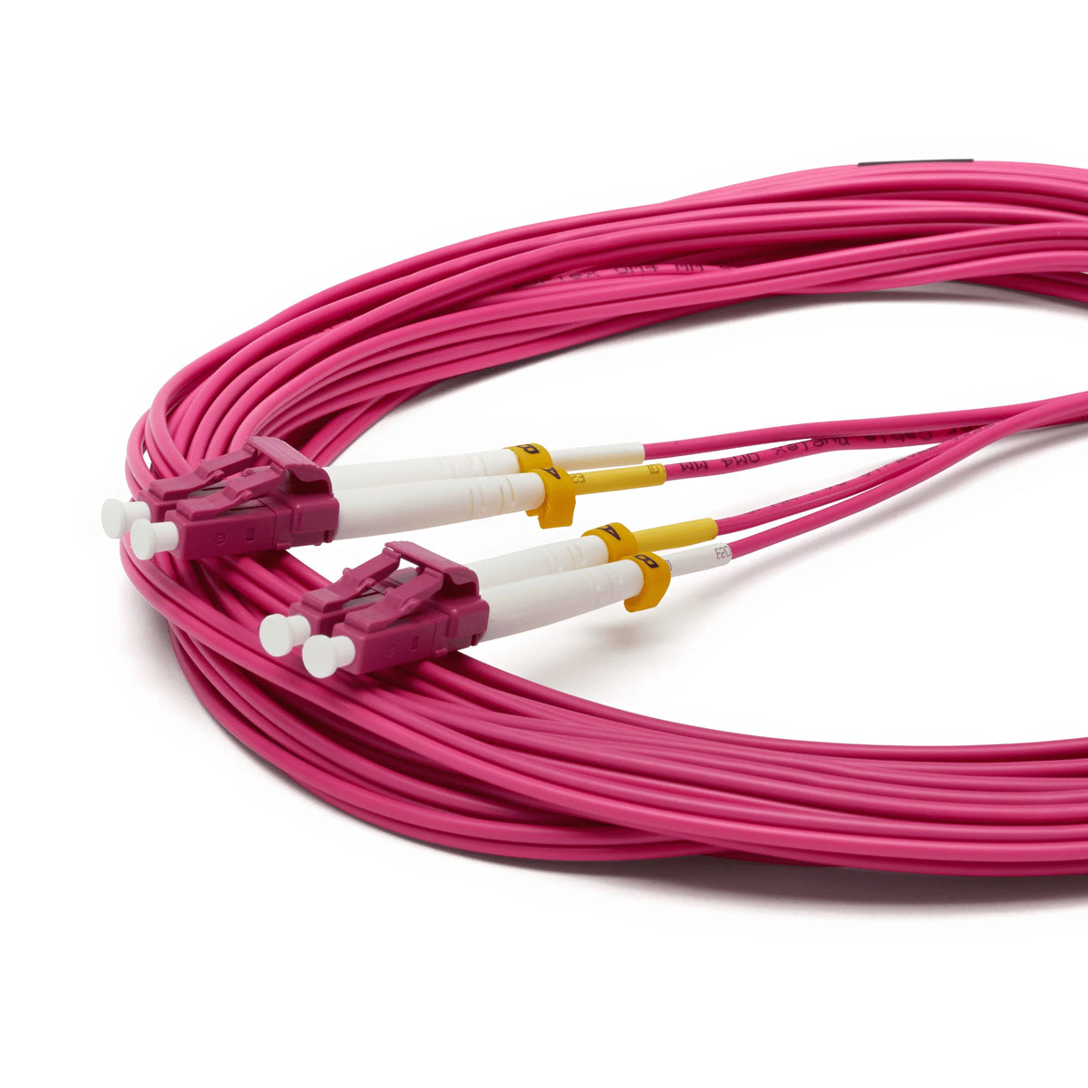 MMC JLCLC10DMUL50OM4 Jumper Patch Cord de Fibra Optica LC-LC UPC Duplex Multimodo OM4 LSZH 10m