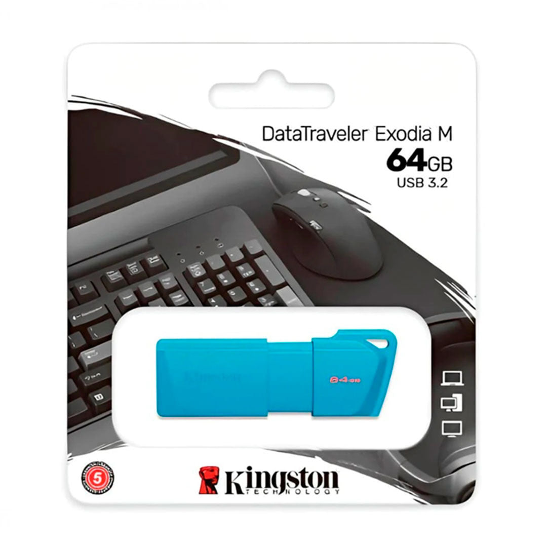 KINGSTON KC-U2L64-7LB EXODIA M Memoria USB 3.2 64GB