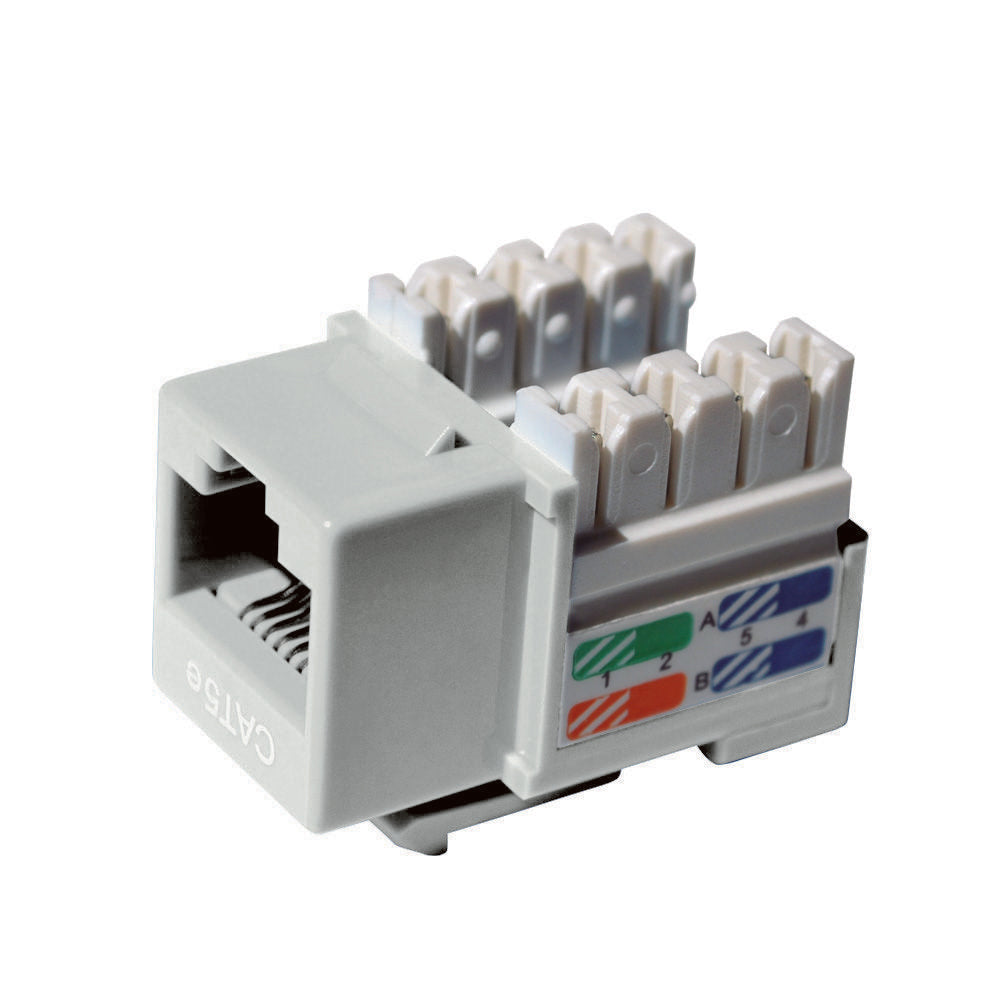 DIXON KJ8-CE-US/WHN Jack RJ45 Cat 5e blanco de poncheo