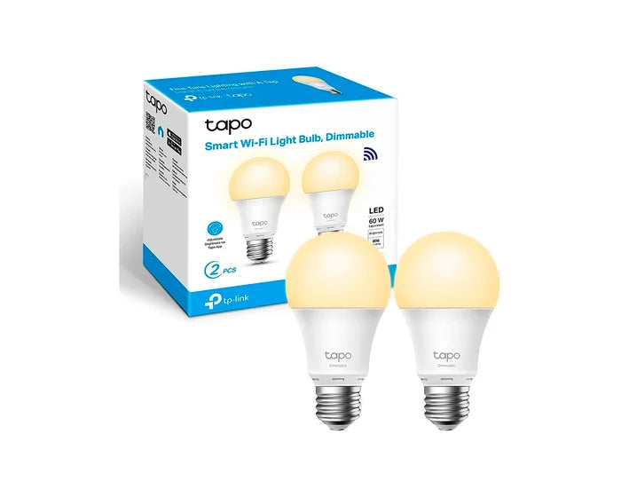TP-LINK TAPO L510E 2-PACK Foco Led Inteligente WIFI regulable 8,7W para 806 lúmenes