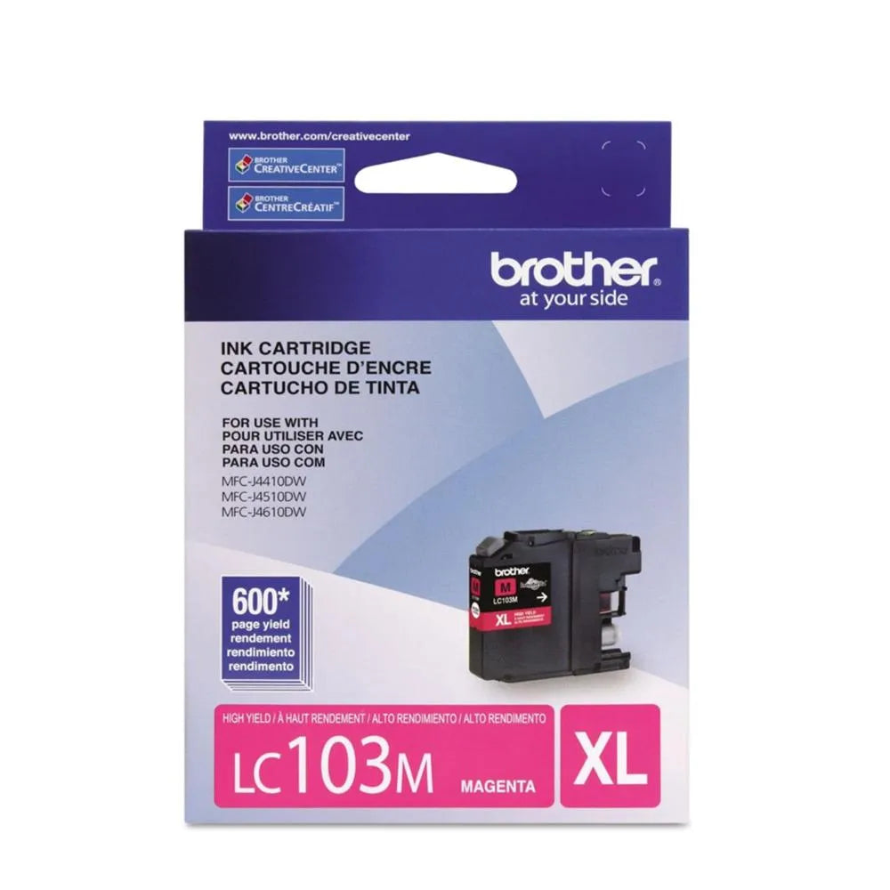 BROTHER LC103M Cartucho de Tinta Color Magenta 600 Paginas