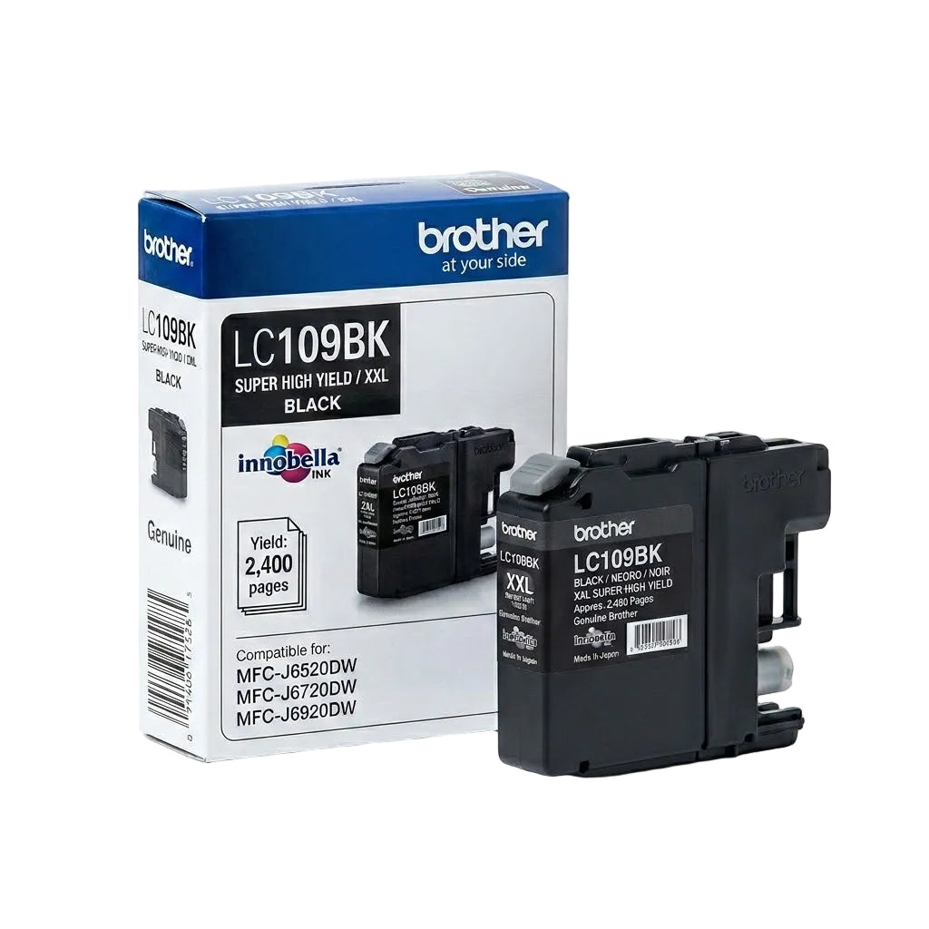BROTHER LC109BK Cartucho de Tinta Color Negro 2400 Paginas