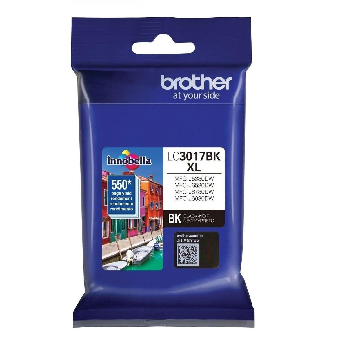 BROTHER LC3017BK Cartucho de Tinta Color Negro 550 Paginas