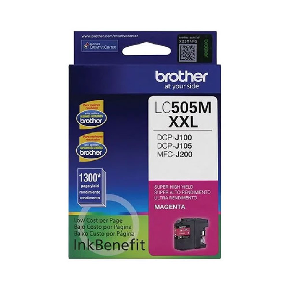 BROTHER LC505M Cartucho de Tinta Color Magenta 1300 Paginas