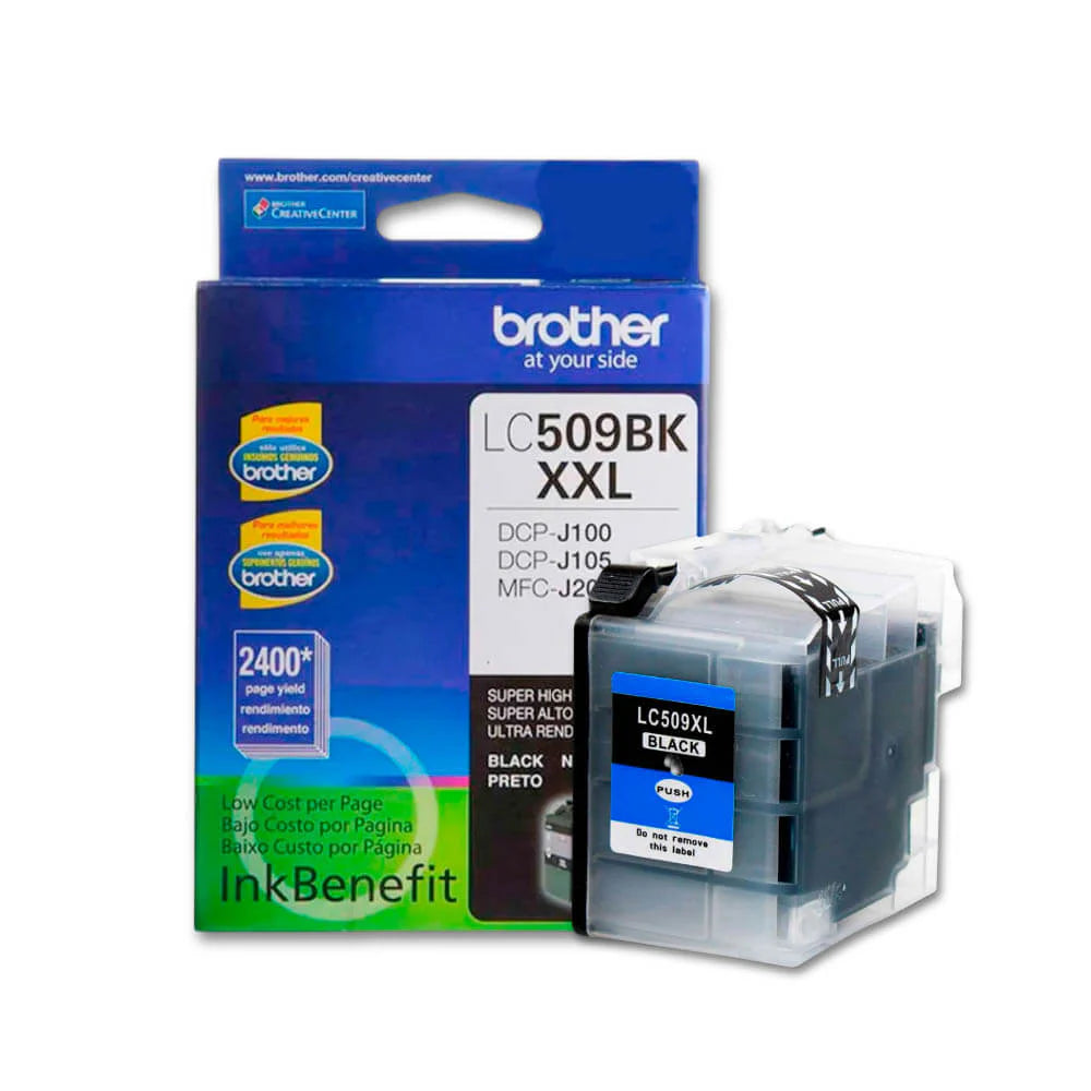 BROTHER LC509BK Cartucho de Tinta Color Negro 2400 Paginas
