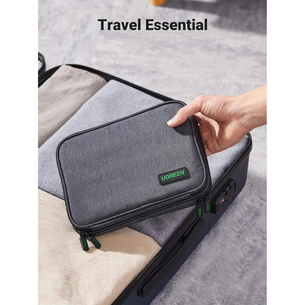 UGREEN LP139 50147 Estuche Impermeable Ugreen Organizador Portátil Cables