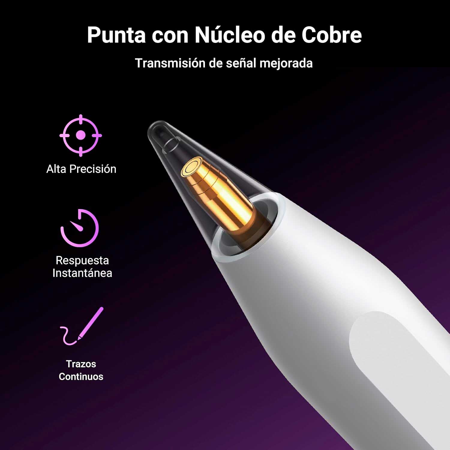 UGREEN lp707 35834 Lápiz Óptico iPad y iPad Pro Carga Magnética