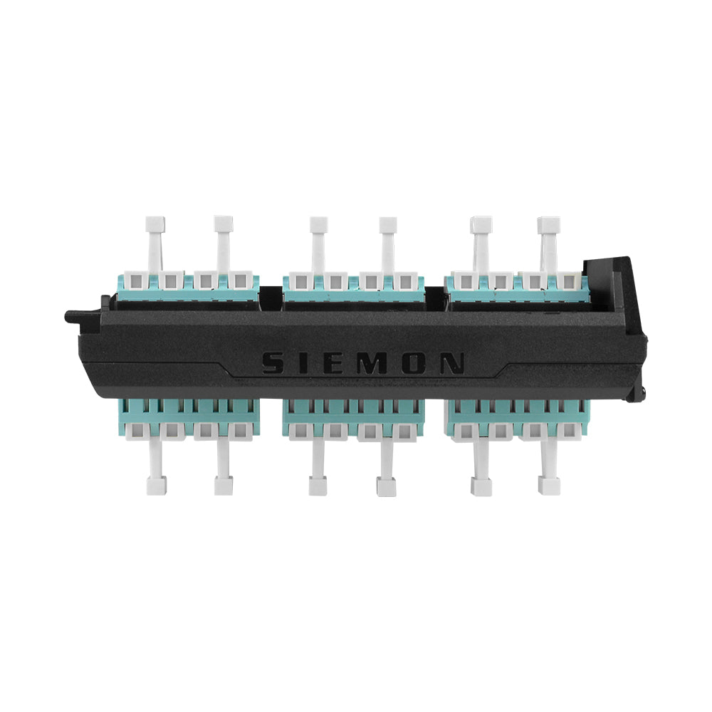 SIEMON LVA12-LCQ-BC-A Panel FO LightVerse, 12 Acopladores LC OM3-OM4