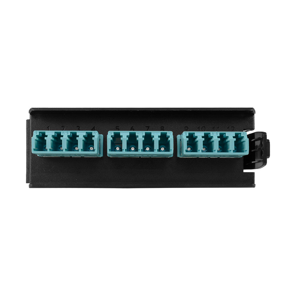 SIEMON LVA12-LCQ-BC-A Panel FO LightVerse, 12 Acopladores LC OM3-OM4