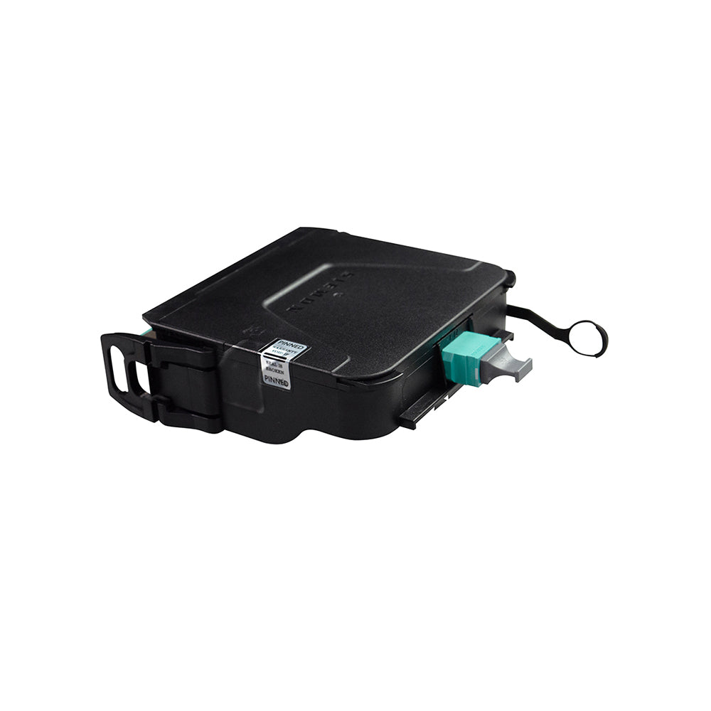 SIEMON LVM12TMLSV-BSCA Modulo LightVerse, 12 Fibras, LC-MTP Macho, MM OM4 Aqua Polaridad A/C.