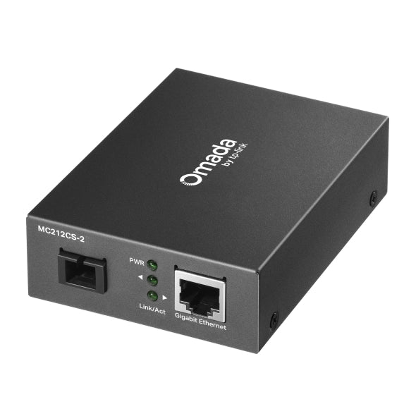 TP-LINK MC212CS-2 Convertidor de Medios Omada Gigabit WDM