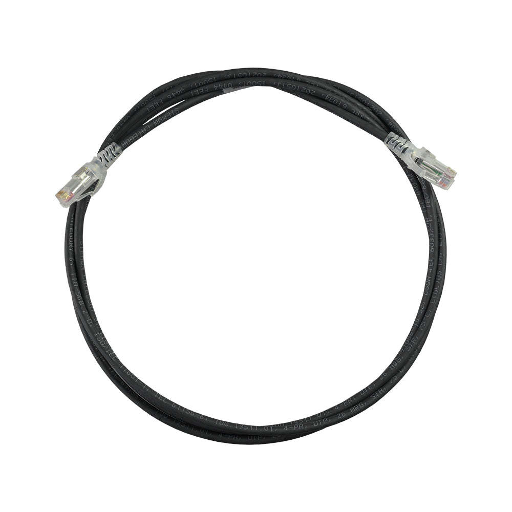 SIEMON MC6-07-01B Patch Cord CAT6 LSZH 2.1M Color Negro