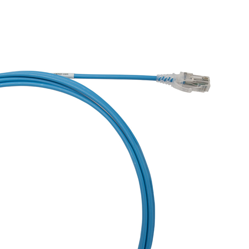 SIEMON MC6-10-06-28 Patch Cord UTP 28AWG RJ-45 Cat6 LSZH 3,0 m Azul SkinnyPatch®