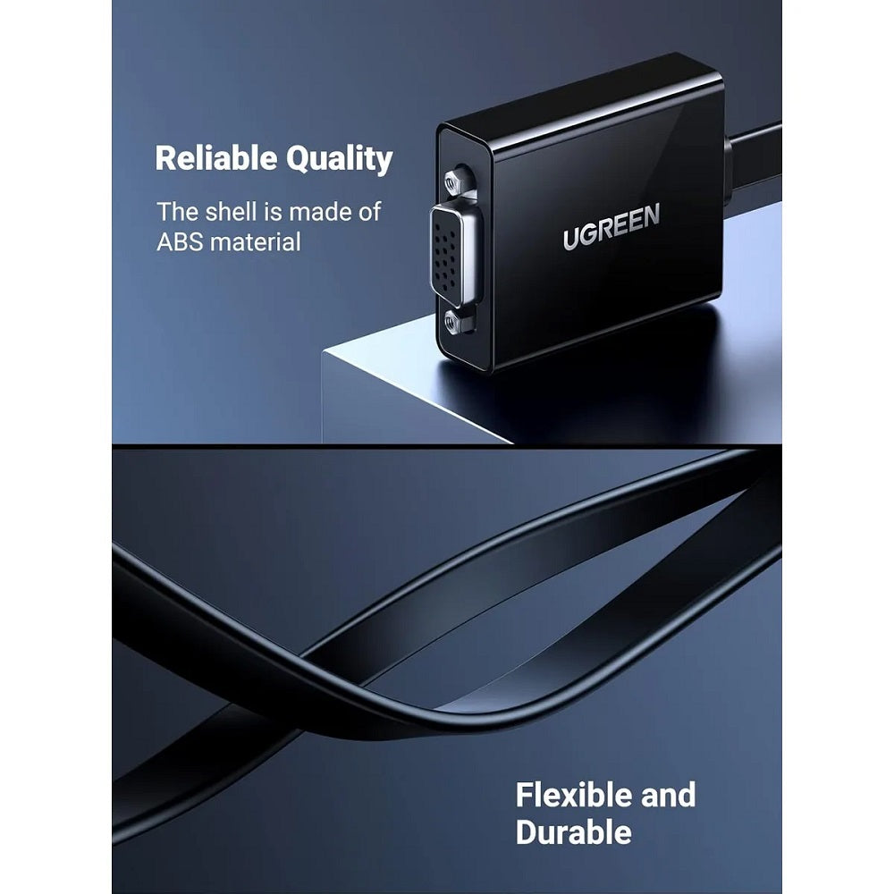 UGREEN MM103 40248 Adaptador HDMI a VGA 25cm