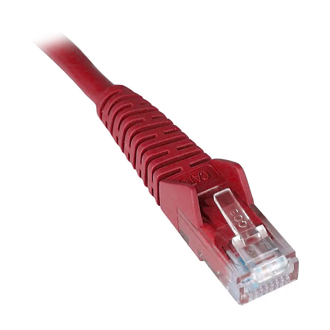TRIPP LITE N201-007-RD Cable Patch Moldeado Snagless Cat6 Gigabit RJ45 M/M Rojo de 2.13mts