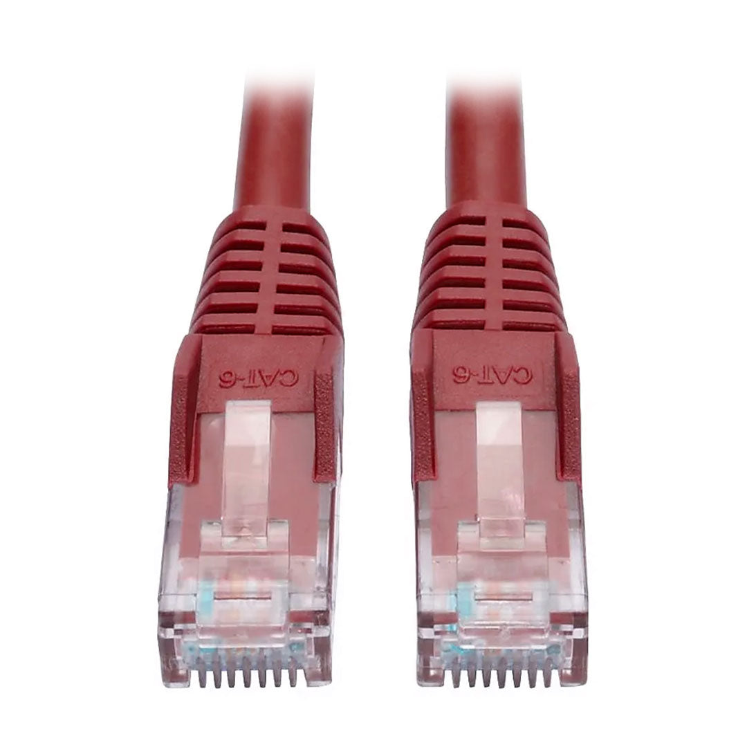TRIPP LITE N201-007-RD Cable Patch Moldeado Snagless Cat6 Gigabit RJ45 M/M Rojo de 2.13mts