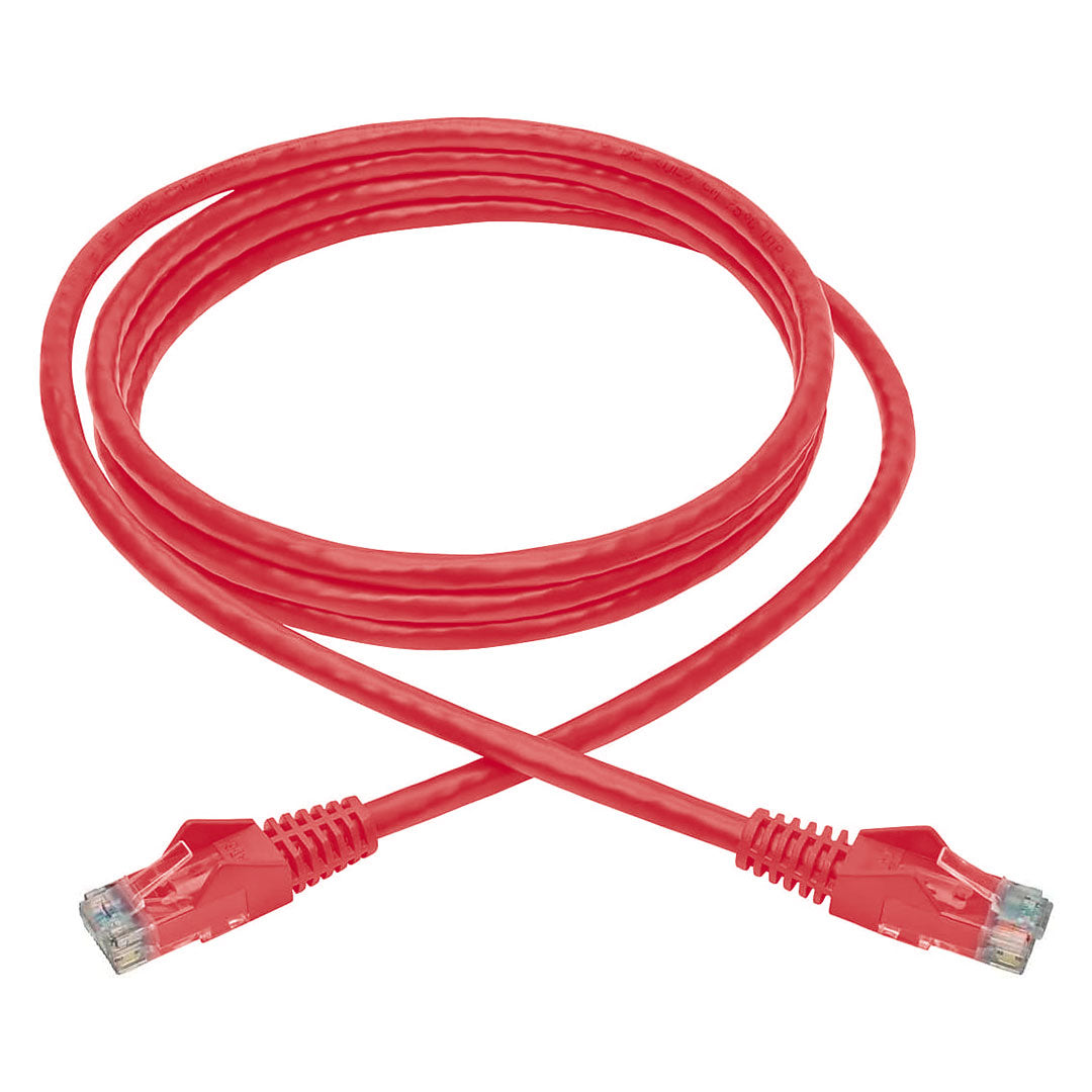 TRIPP LITE N201-007-RD Cable Patch Moldeado Snagless Cat6 Gigabit RJ45 M/M Rojo de 2.13mts