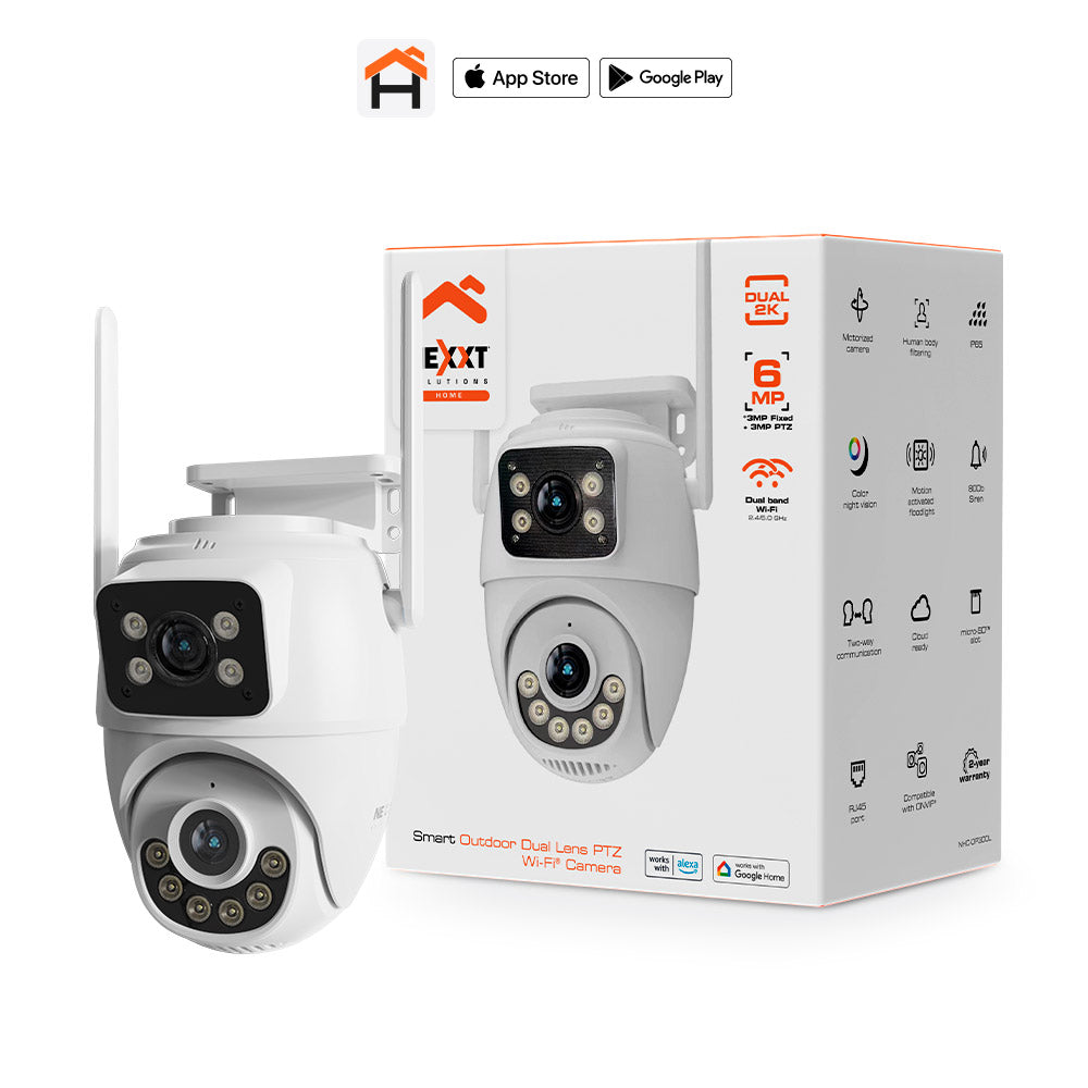 NEXXT SOLUTIONS NHC-OP30DL Cámara de Seguridad Wifi 4MP 2K+ PT 360 Exterior