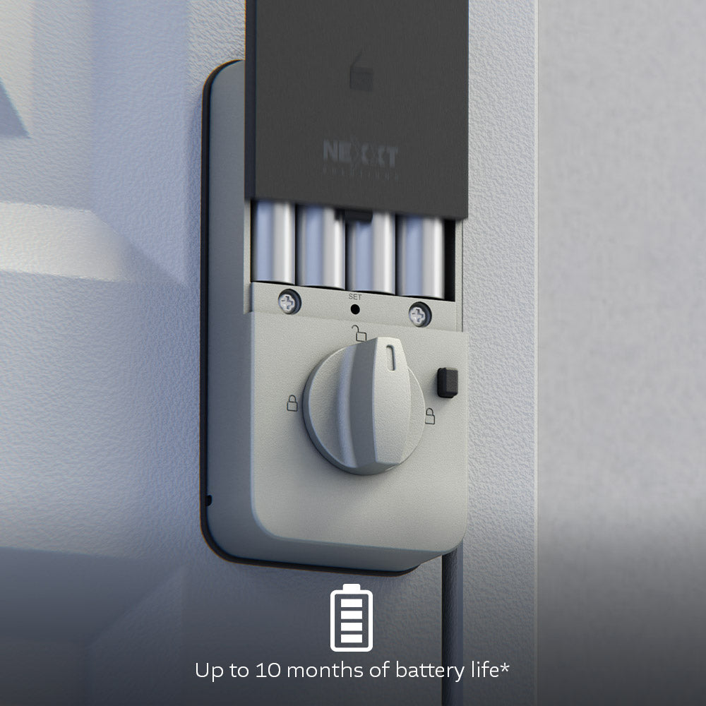 NEXXT SOLUTIONS NHS-D150 ST Cerradura Inteligente Wifi Gris Huella y Contraseña