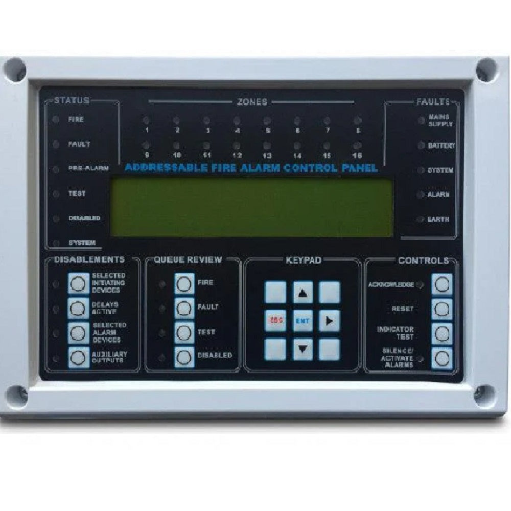 NUMENS 6001-08 Teclado anunciador remoto direccionable con pantalla LCD requiere 6001-03