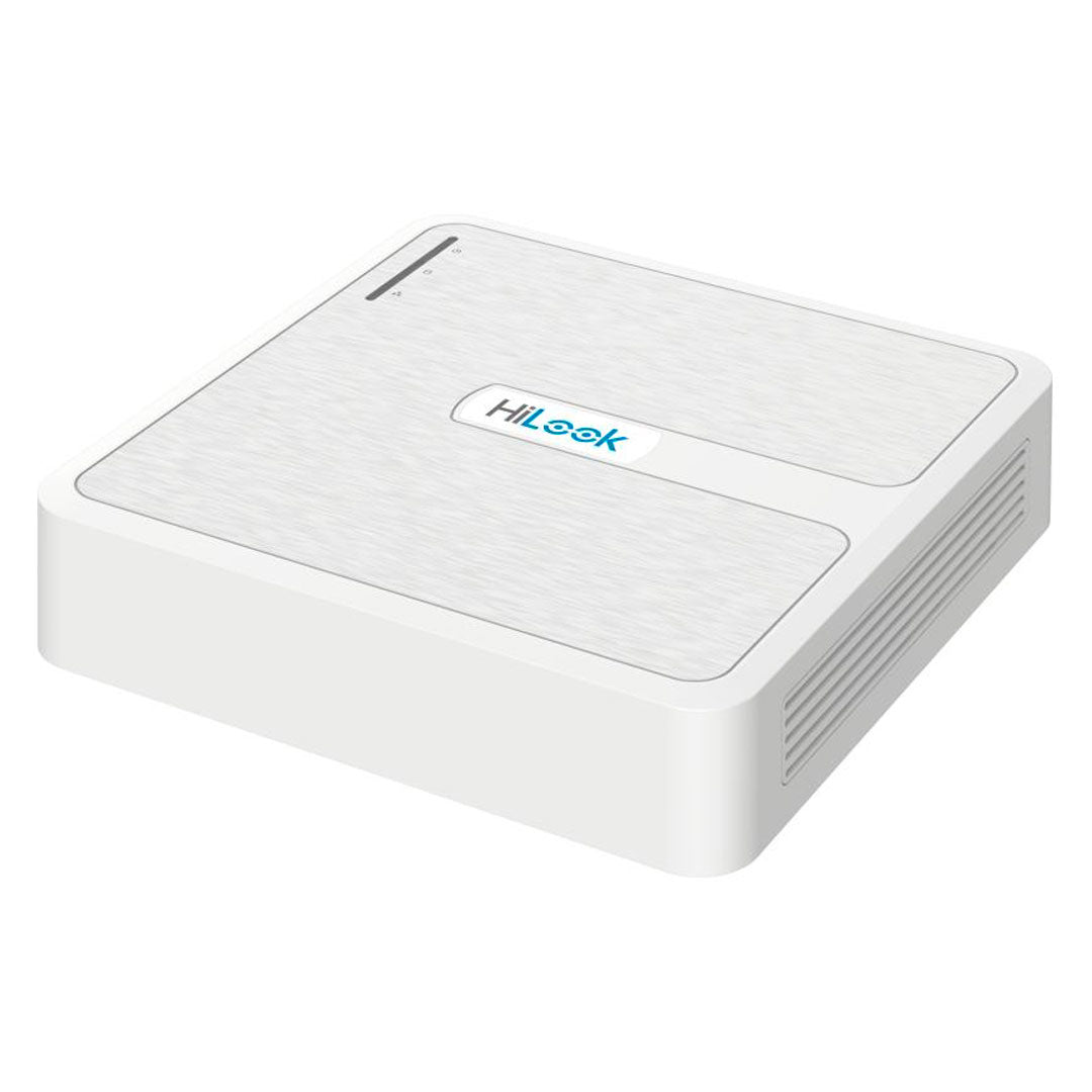 HILOOK NVR-104H-D Mini Grabador NVR PoE 4 Canales 6MP 1HDD 40Mbps