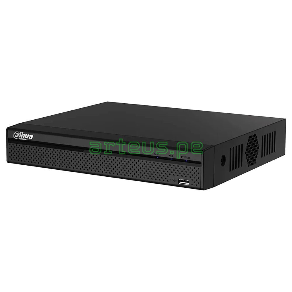 DAHUA NVR1104HS-P-S3/H GRABADOR NVR 4K 4CH PUERTOS POE HASTA 8MP 80MBPS, 1HDD HASTA 8TB.