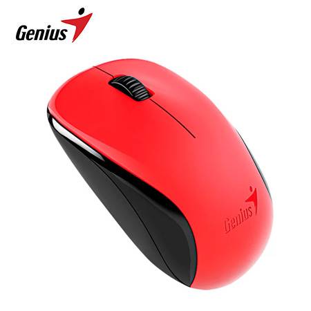 GENIUS NX-7000-B Mouse inalámbrico 1200DPI, Blueeye, 3 botones, rojo 31030027403