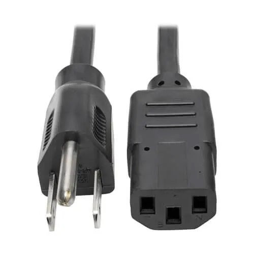 TRIPP LITE P006-006 Cable de Alimentación CA para Computadora de escritorio NEMA 5-15P a C13-10 A 125V 18 AWG 183m (6 pies) negro