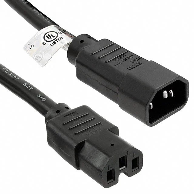 TRIPP-LITE P018-010 Cable de alimentación IEC C14 a IEC C15 15A 110-250V 3.05mts.
